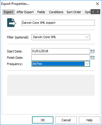 Export Properties